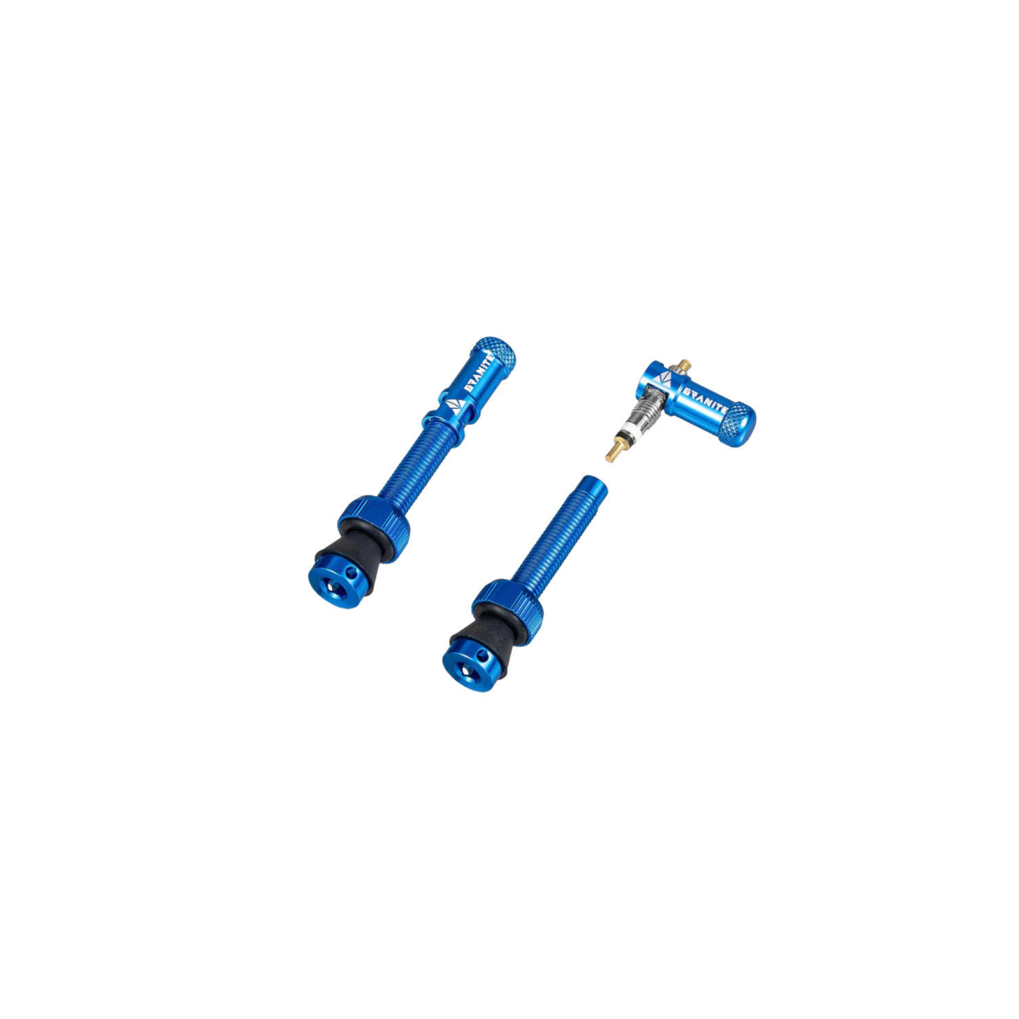 Granite Design Juicy Presta Valve Cap Kit - Blue