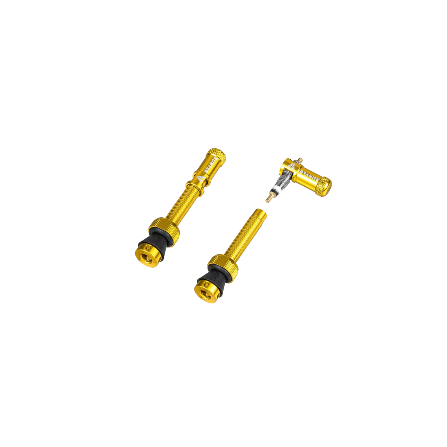 Granite Design Juicy Presta Valve Cap Kit - Gold