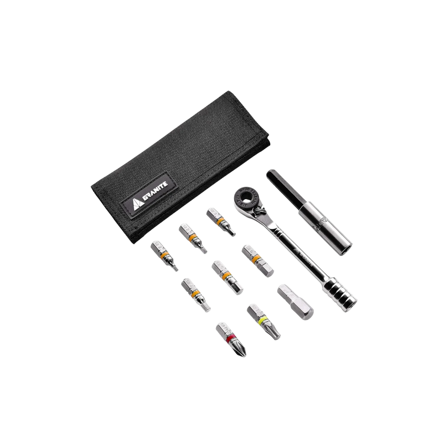 Granite Design Rocknroll Mini Ratchet Tool Kit - Black