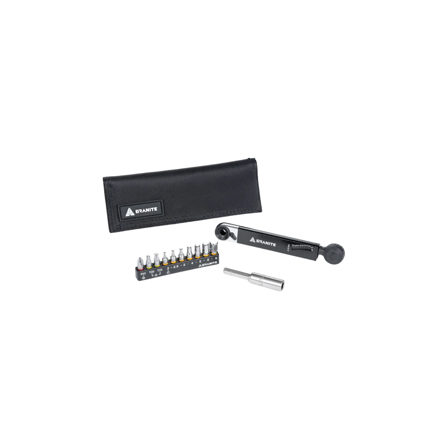 Granite Design Rocknroll TQ Torque Ratchet Tool Kit - Black