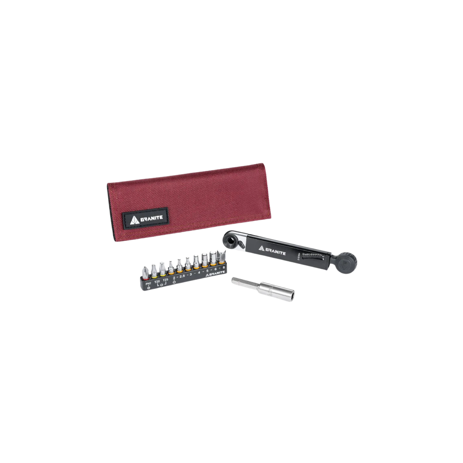 Granite Design Rocknroll TQ Torque Ratchet Tool Kit - Red