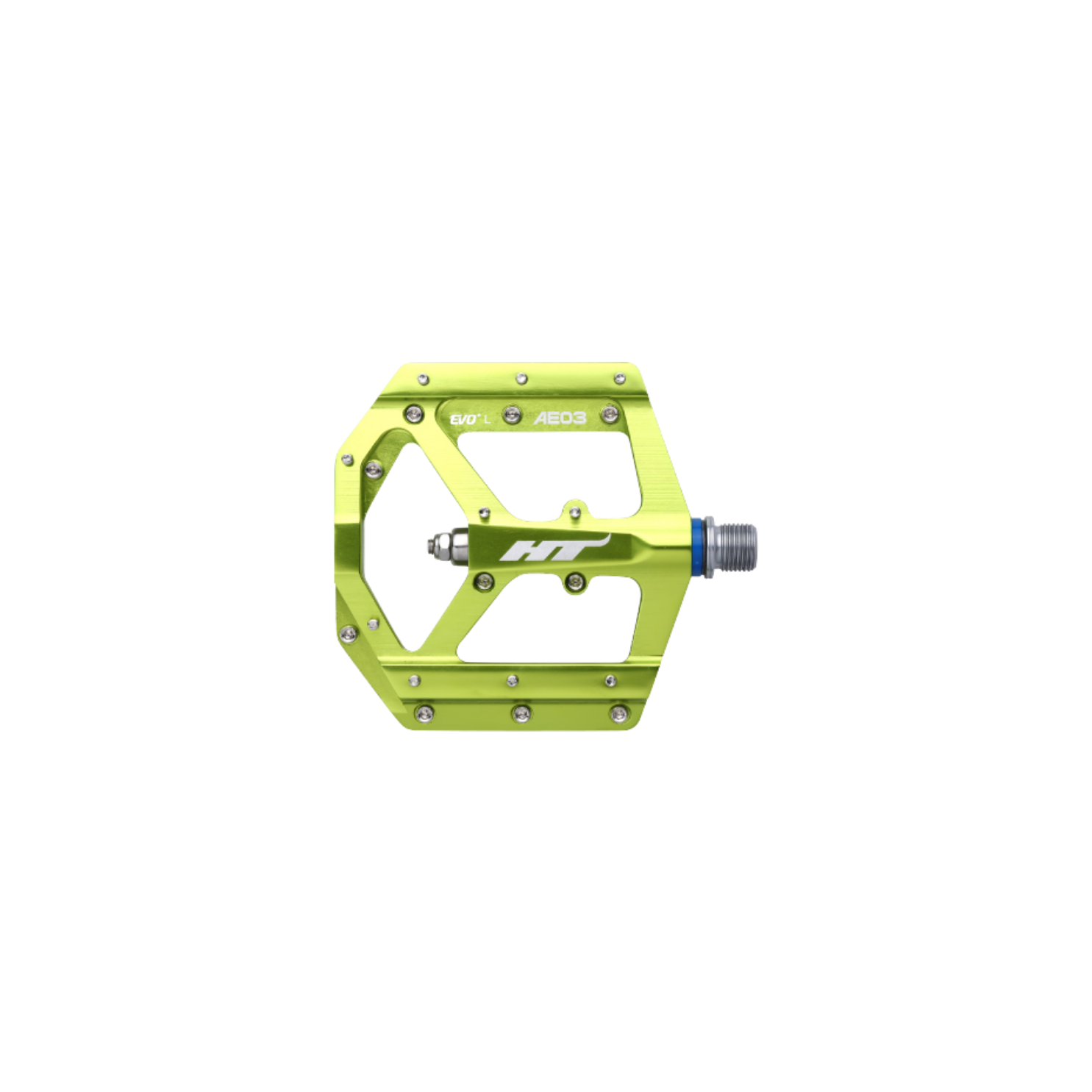 HT AE03 EVO+ Flat Pedals - Apple Green