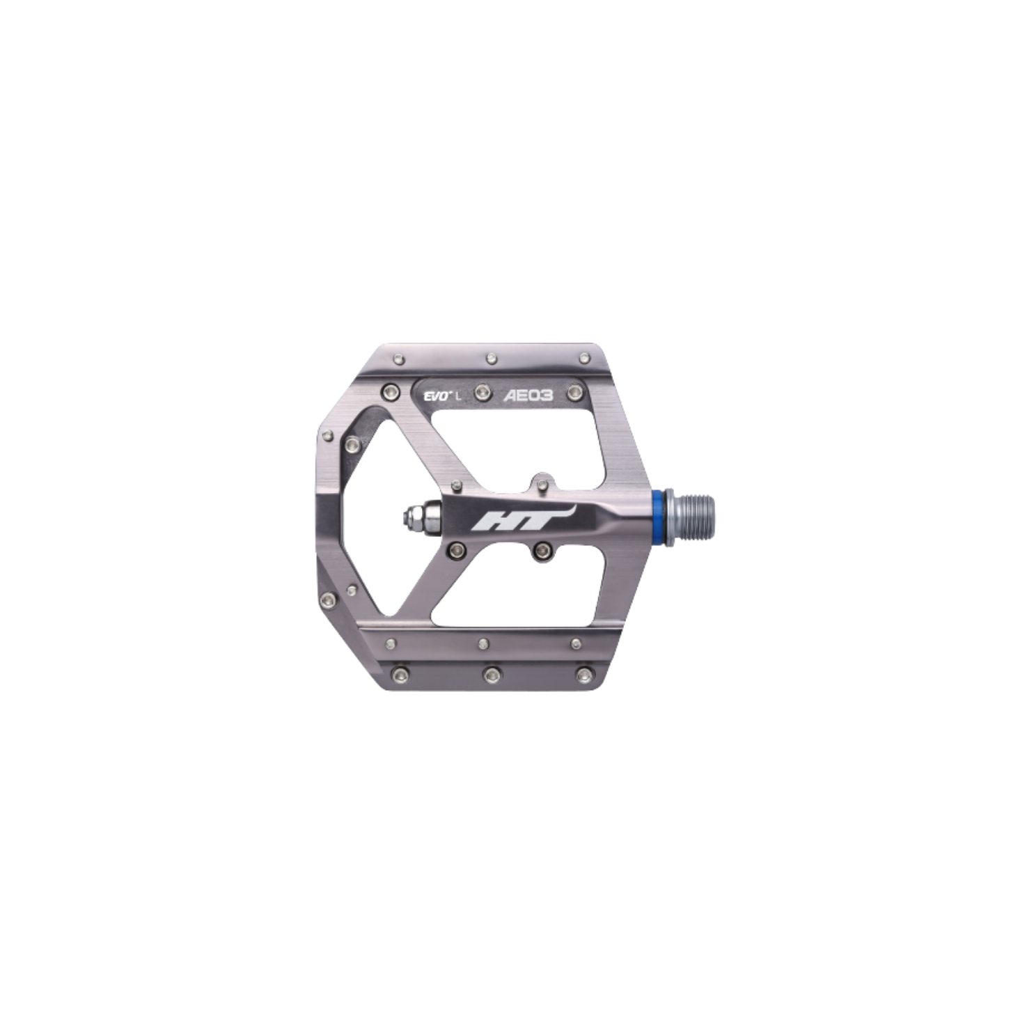 HT AE03 EVO+ Flat Pedals - Grey