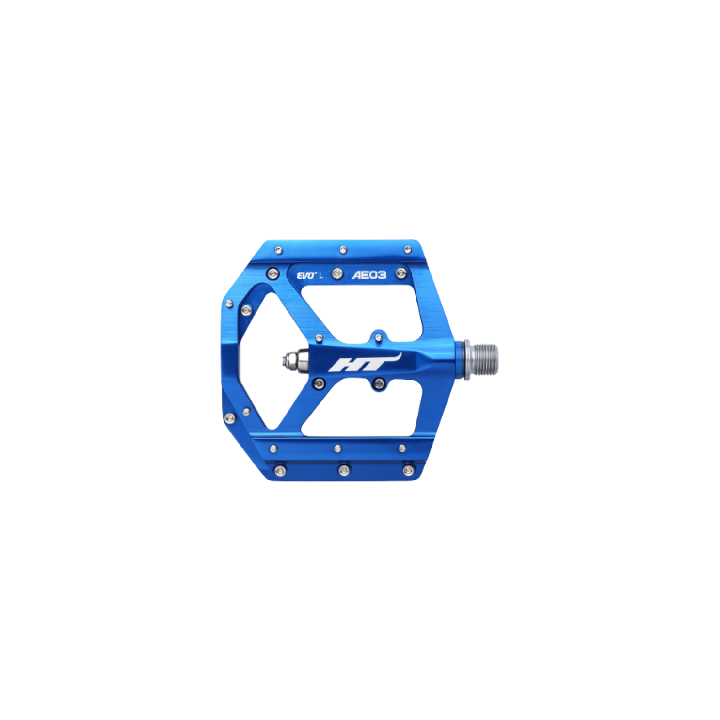 HT AE03 EVO+ Flat Pedals - Marine Blue