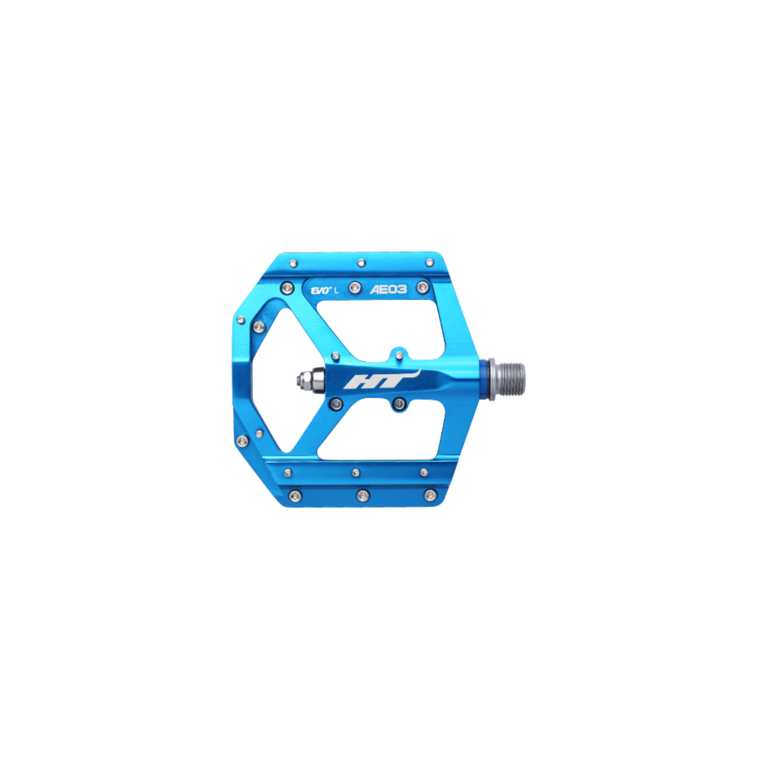 HT AE03 EVO+ Flat Pedals - Royal Blue