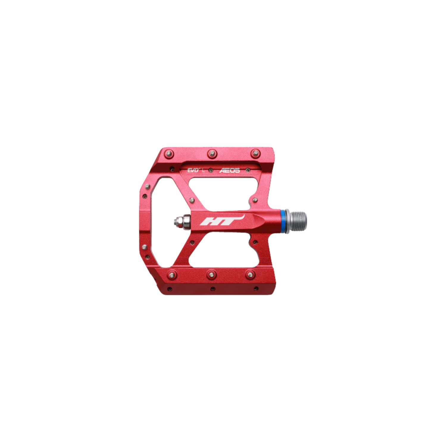 HT AE05 EVO+ Flat Pedals - Red