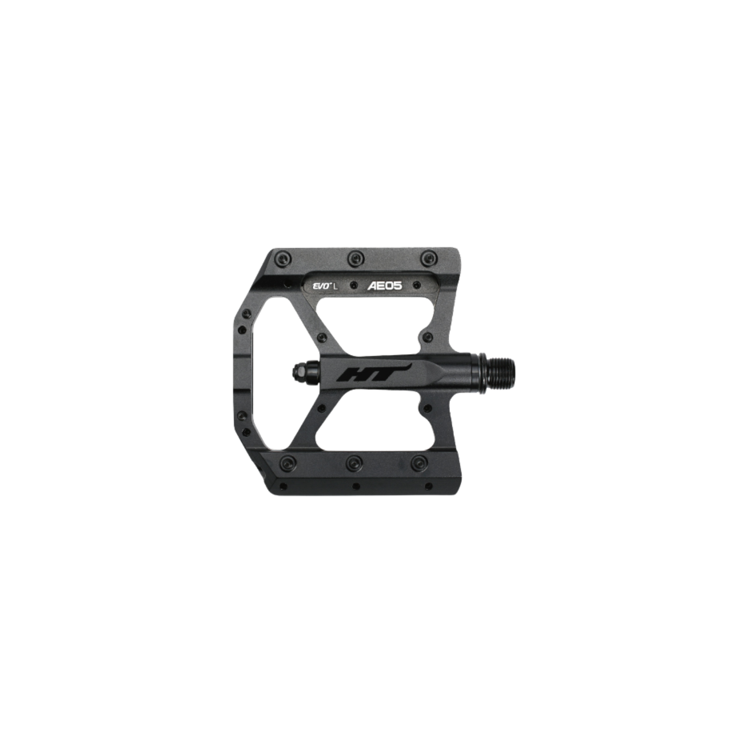 HT AE05 EVO+ Flat Pedals - Stealth Black