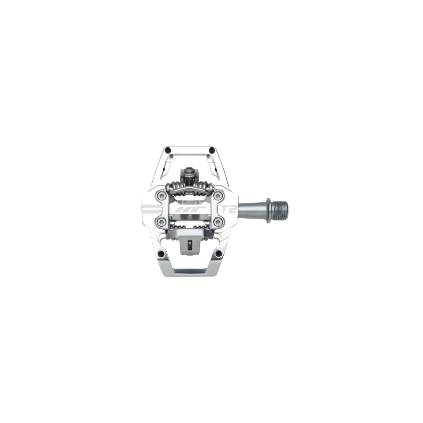 HT T2 Enduro Race Pedals - Silver