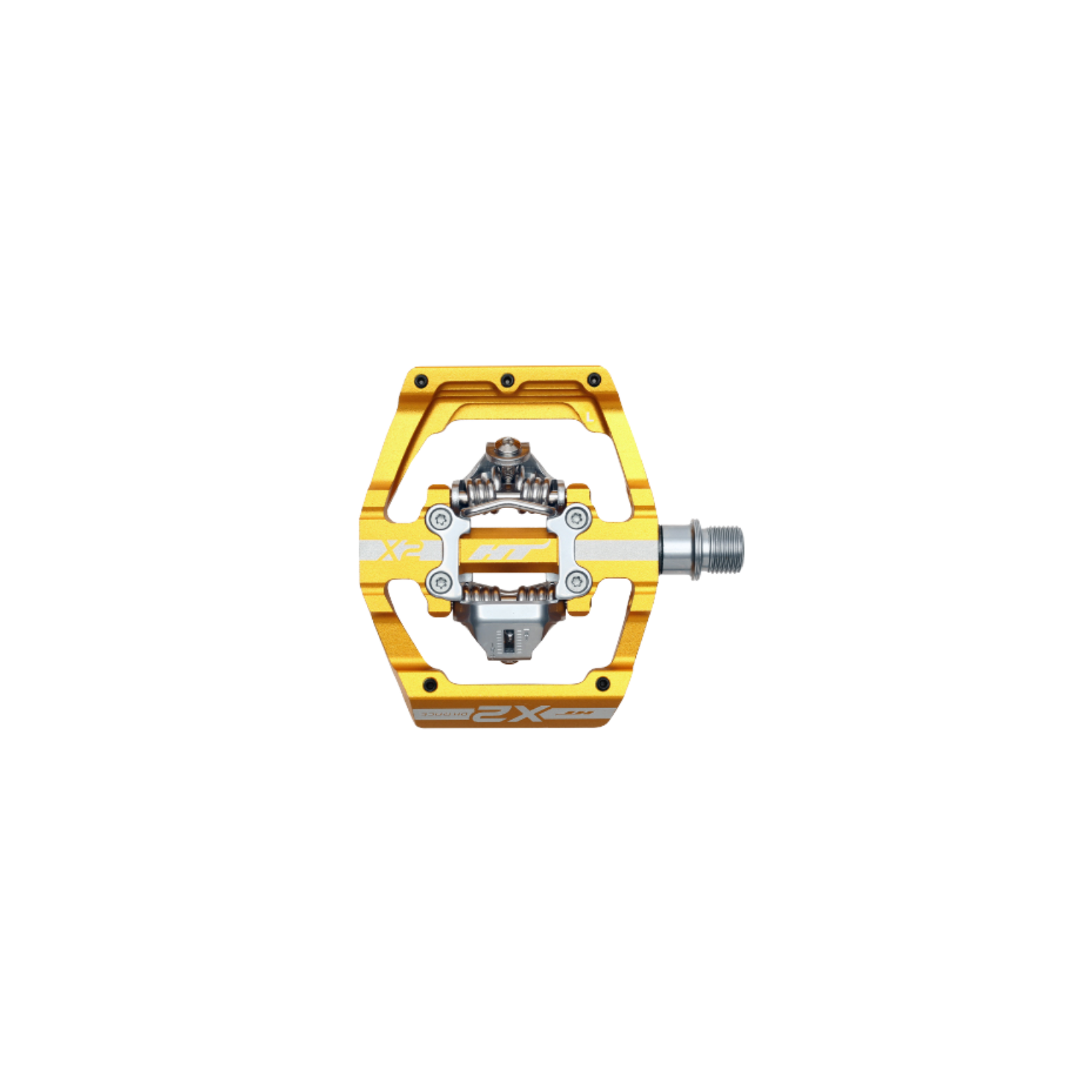 HT X2 DH Race Pedals - Gold