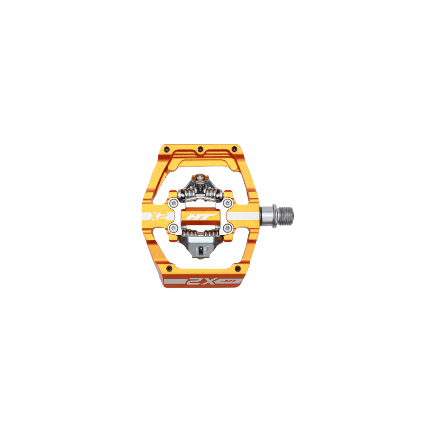 HT X2 DH Race Pedals - Orange