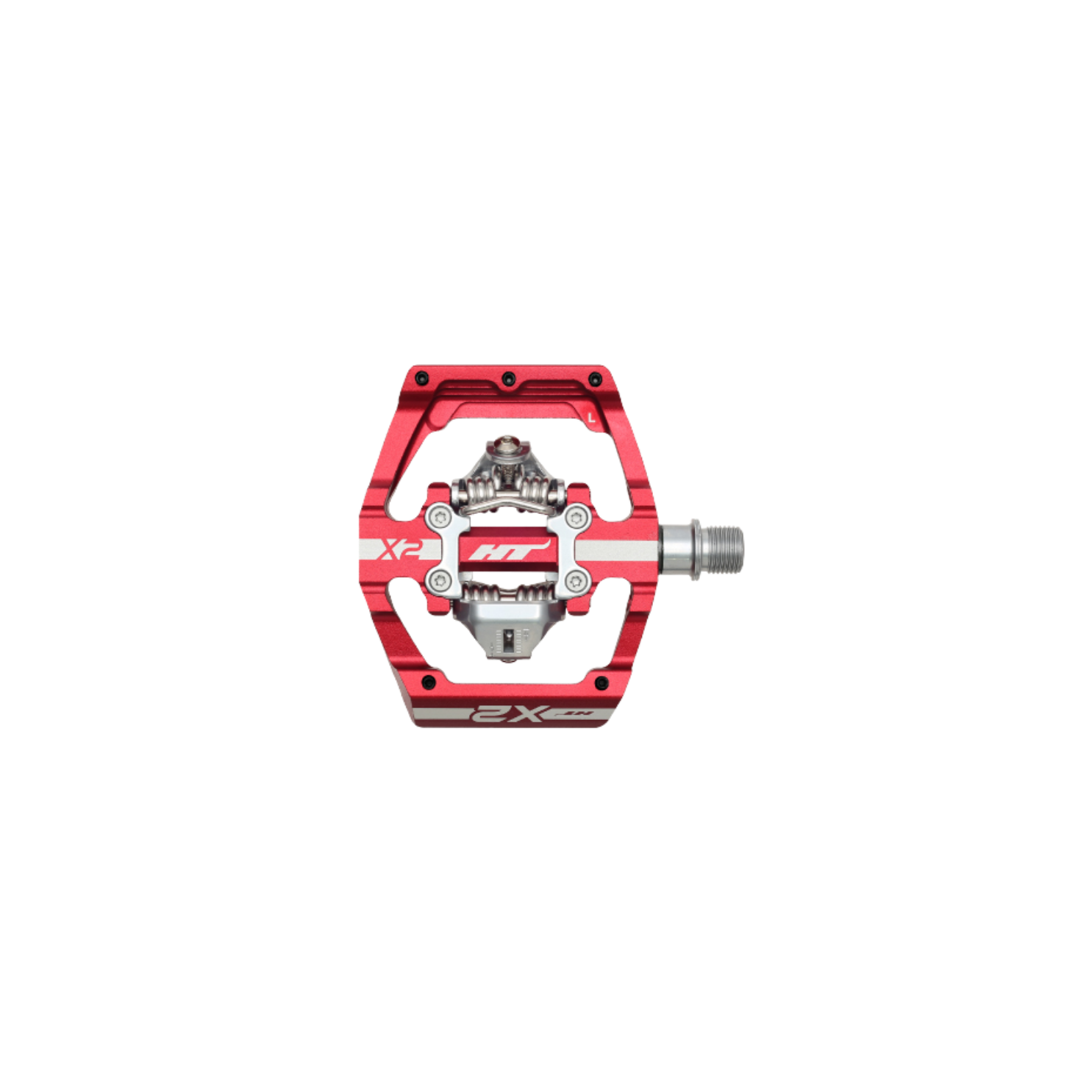 HT X2 DH Race Pedals - Red