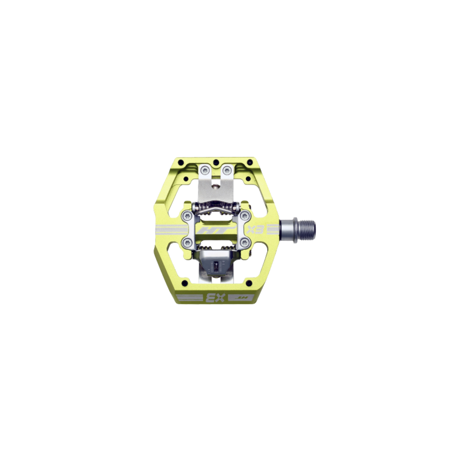 HT X3 Enduro Pedals - Apple Green
