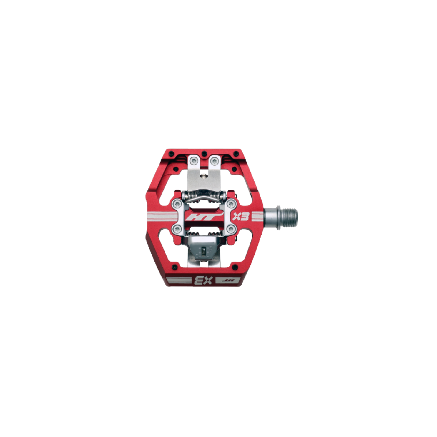 HT X3 Enduro Pedals - Red