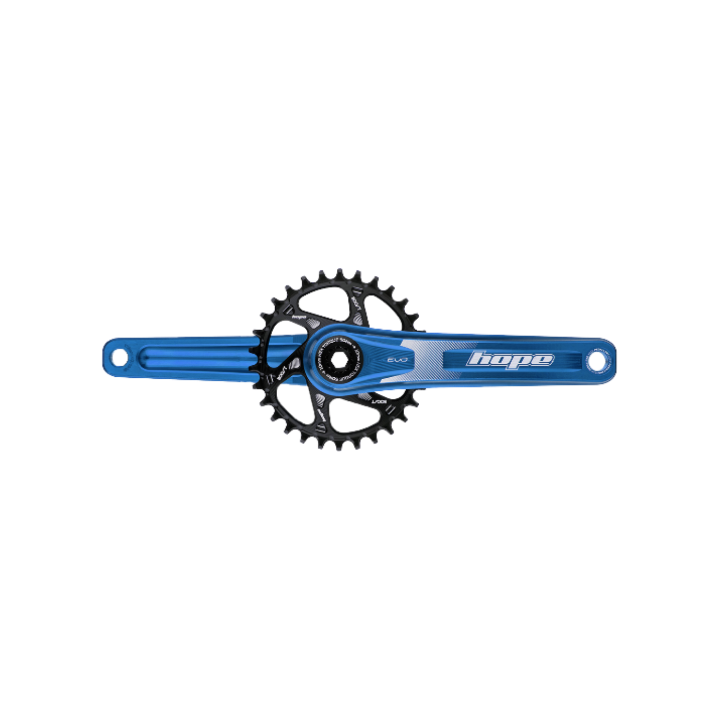 Hope EVO Crankarms - Blue