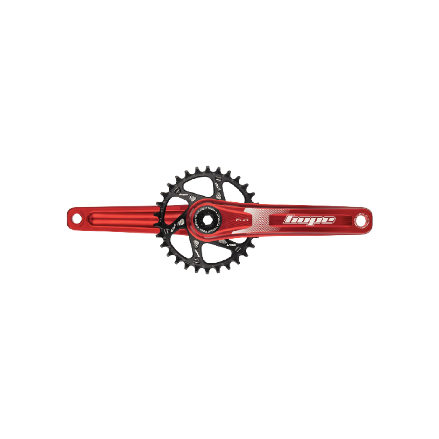 Hope EVO Crankarms - Red