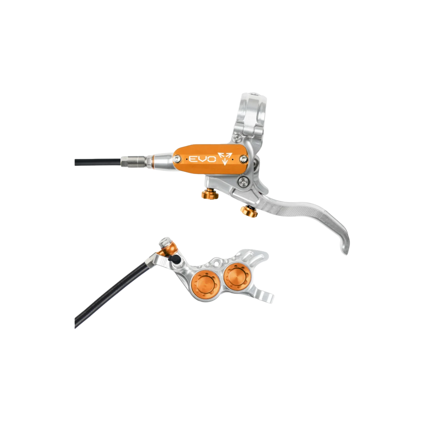 Hope EVO GR4 Gravity Brake - Silver/Orange
