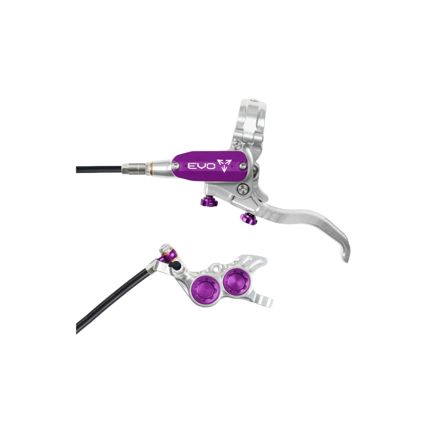 Hope EVO GR4 Gravity Brake - Silver/Purple