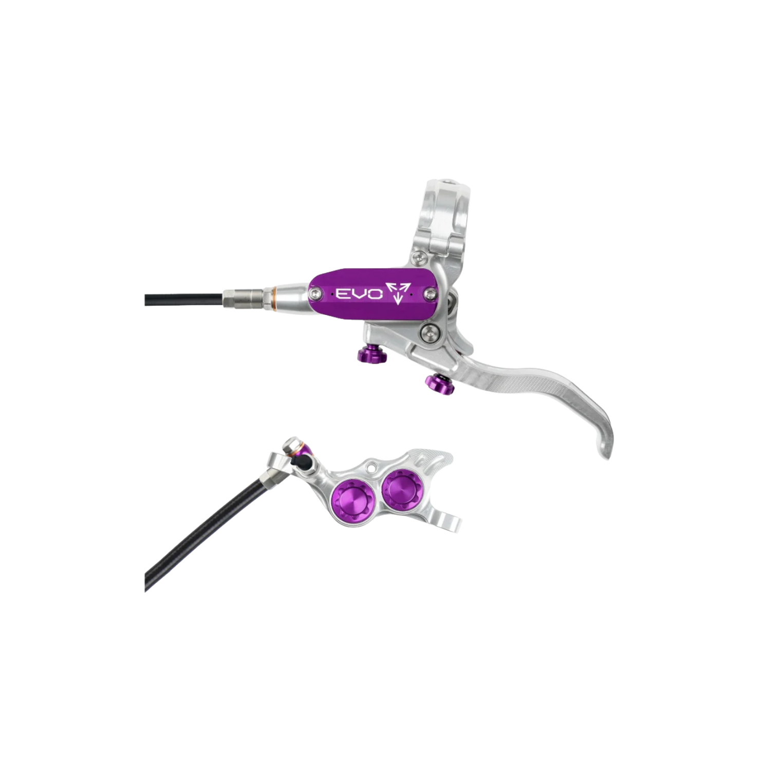 Hope EVO TR4 Trail Brake - Silver/Purple
