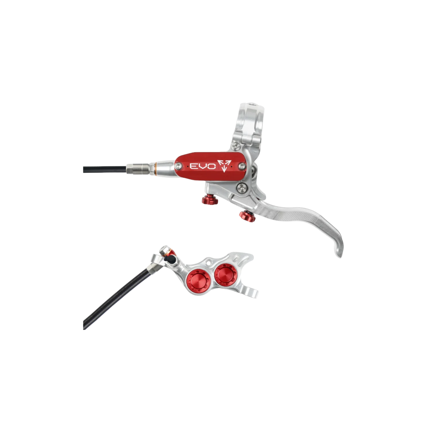 Hope EVO TR4 Trail Brake - Silver/Red