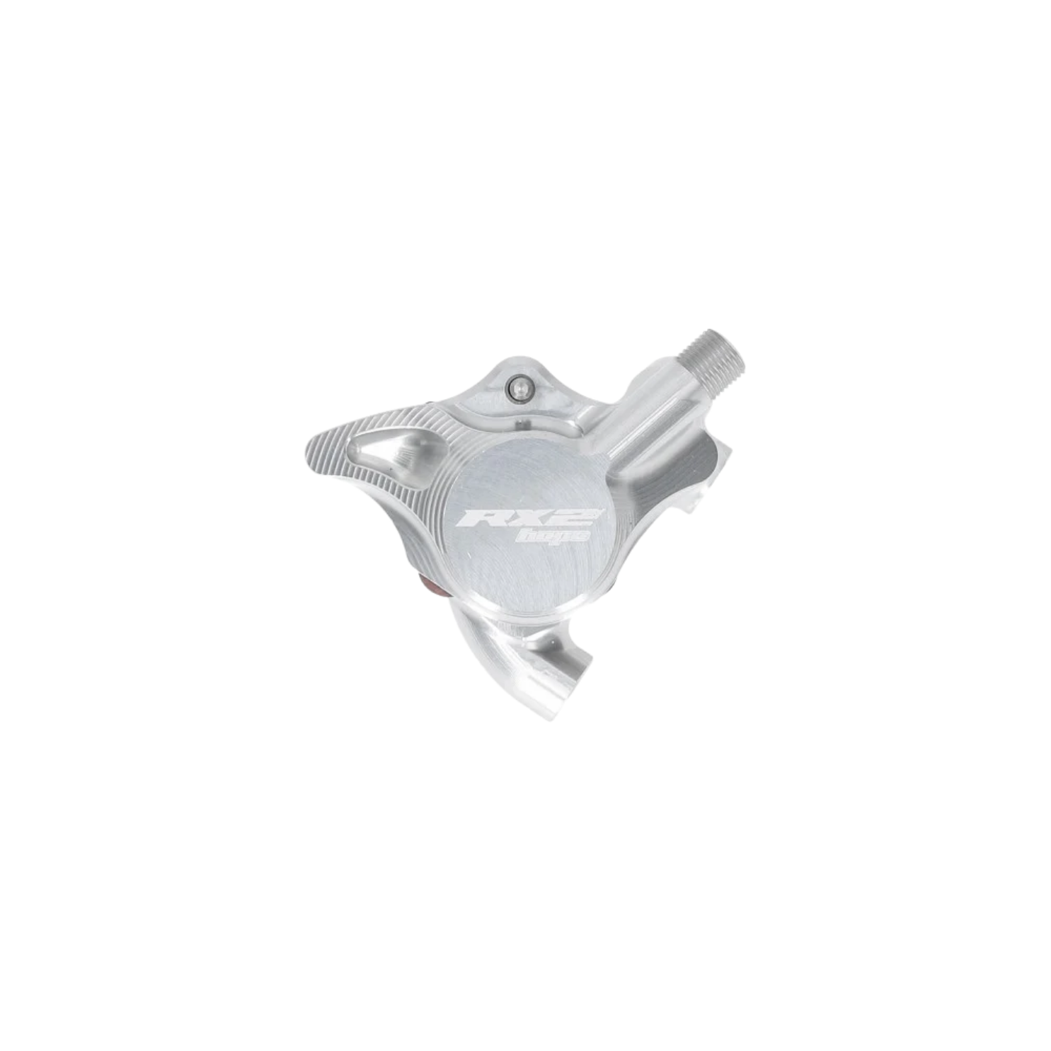 Hope RX2 Flat Mount Caliper - Mineral Oil -  Silver