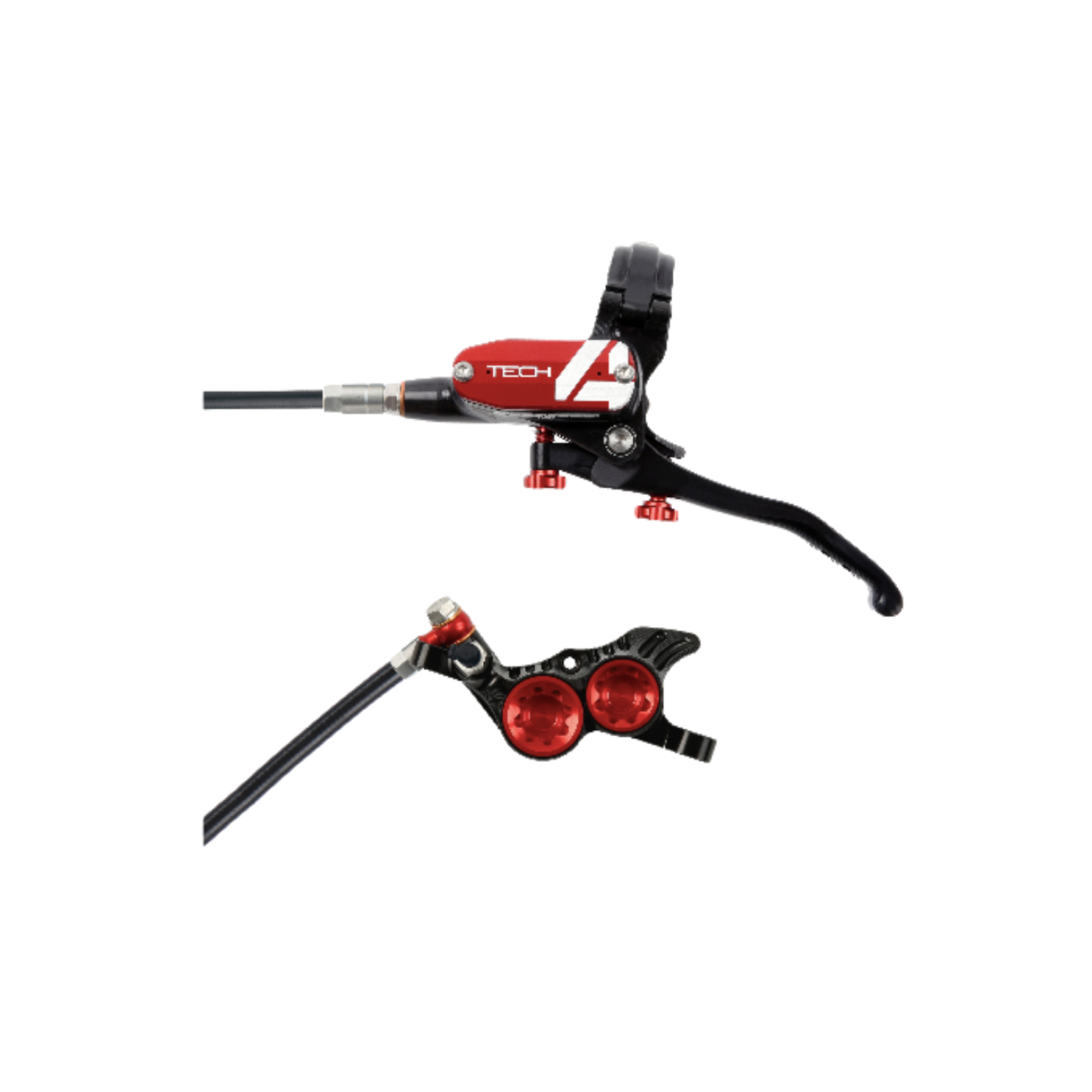 Hope Tech4 V4 Brake - Black/Red