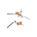 Hope Tech4 V4 Brake - Silver/Orange
