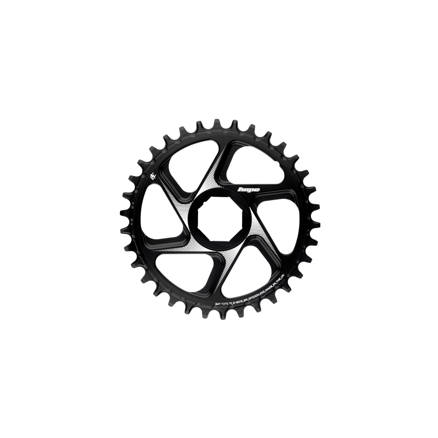 Hope e-Bike Chainring - Black