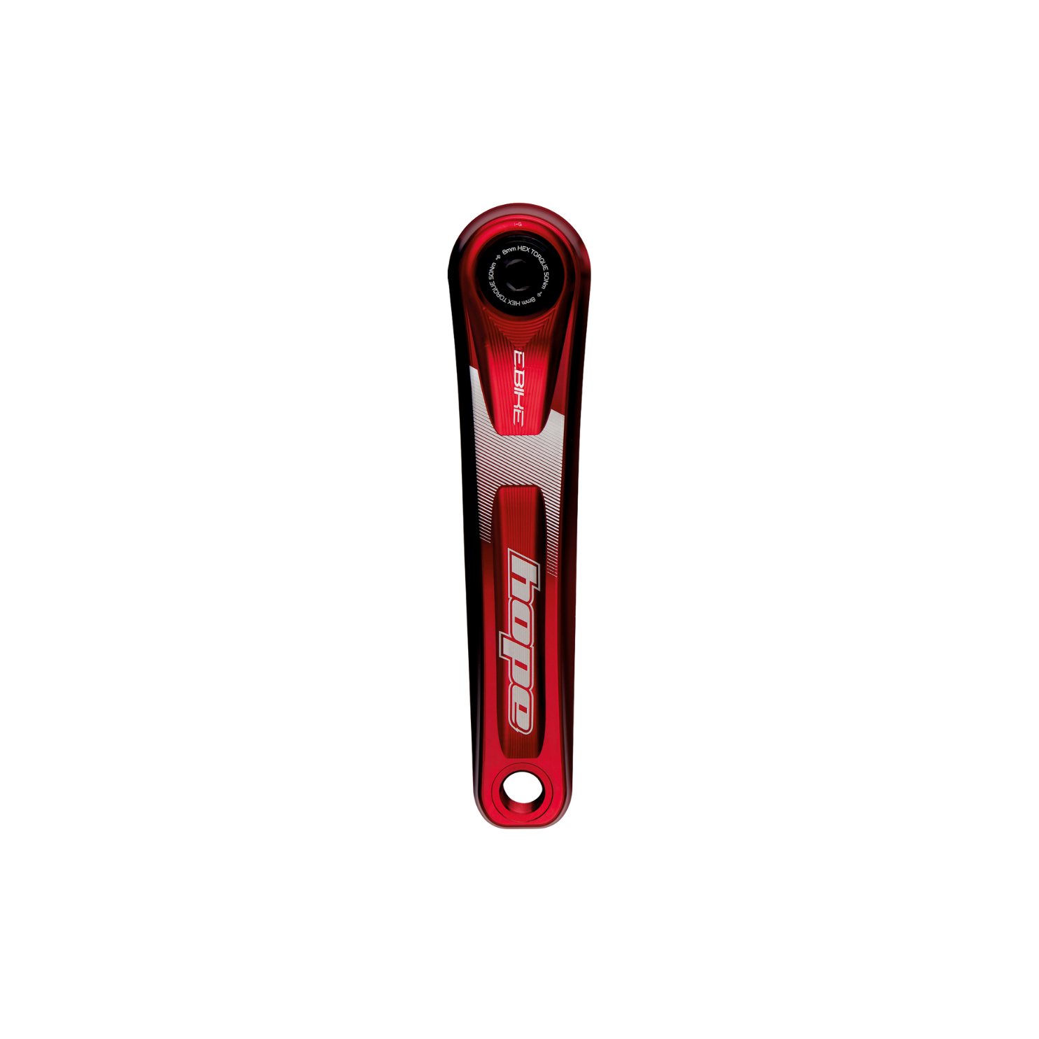 Hope e-Bike Crankarms - Red