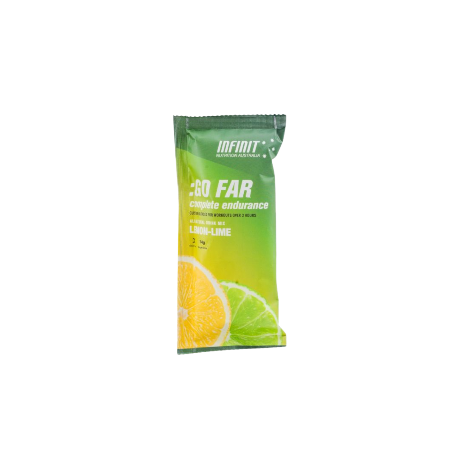 Infinit Nutrition Go Far Drink Mix Sachet - Lemon Lime (Single Serve)