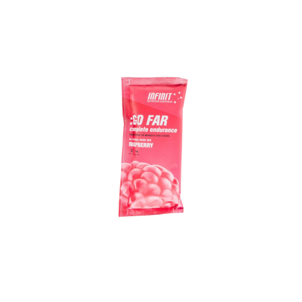 Infinit Nutrition Go Far Drink Mix Sachet - Raspberry (Single Serve)