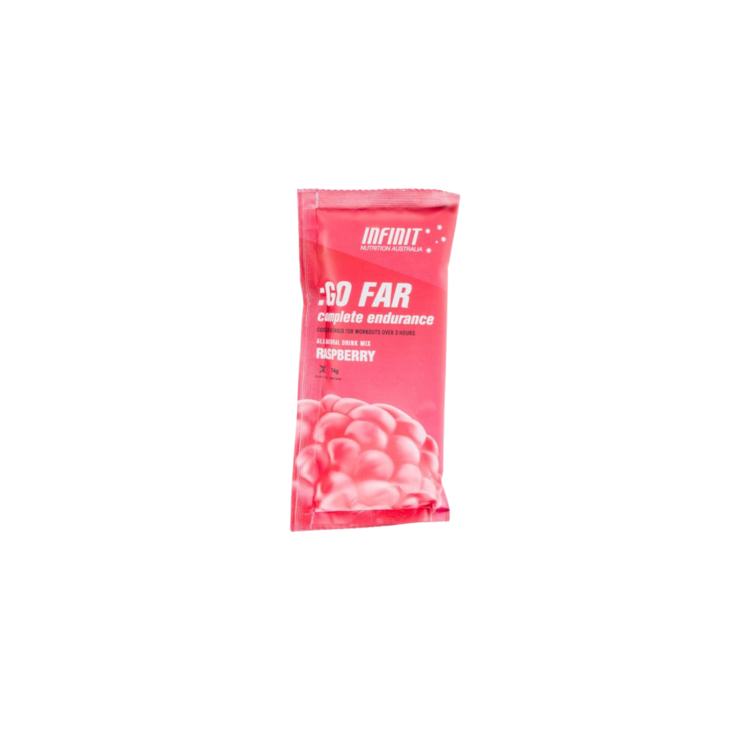 Infinit Nutrition Go Far Drink Mix Sachet - Raspberry (Single Serve)