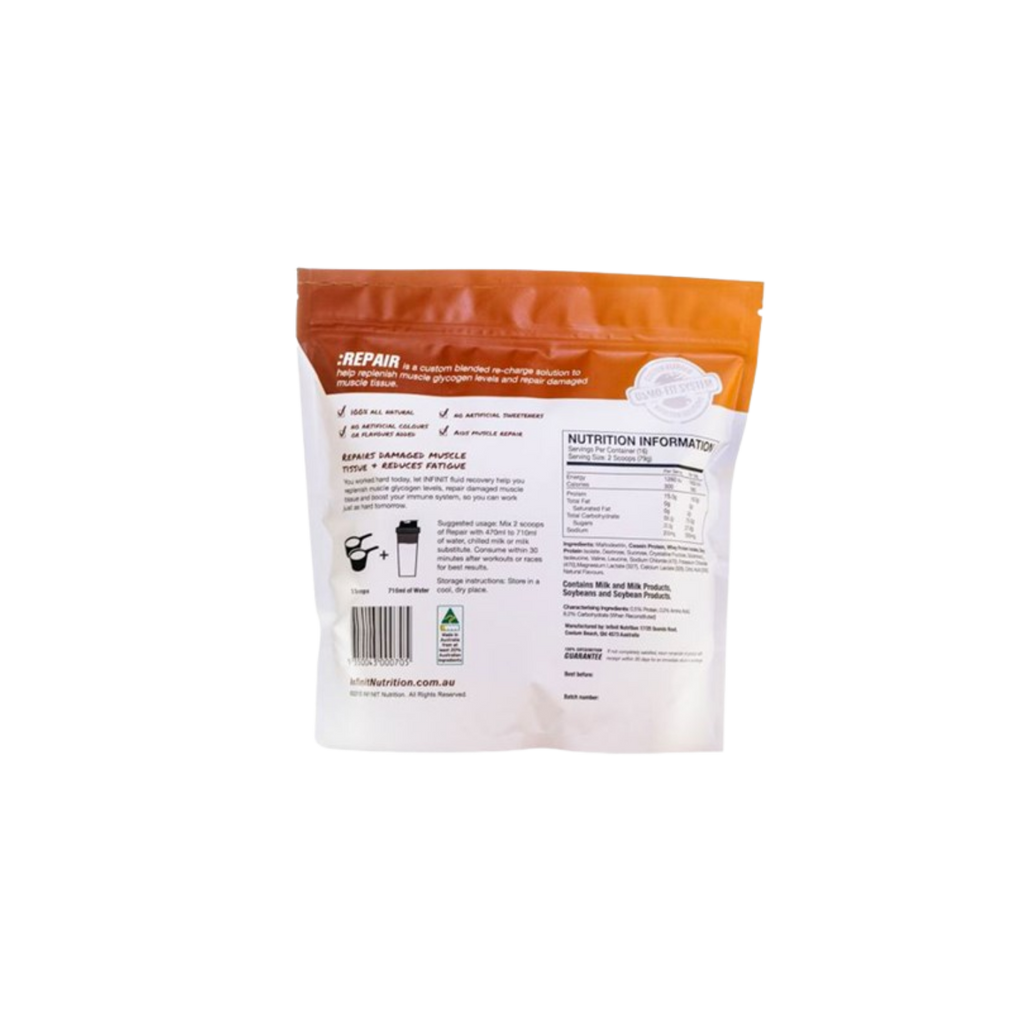 Infinit Nutrition Repair Drink Mix Bag - Chocolate - 1.26kg
