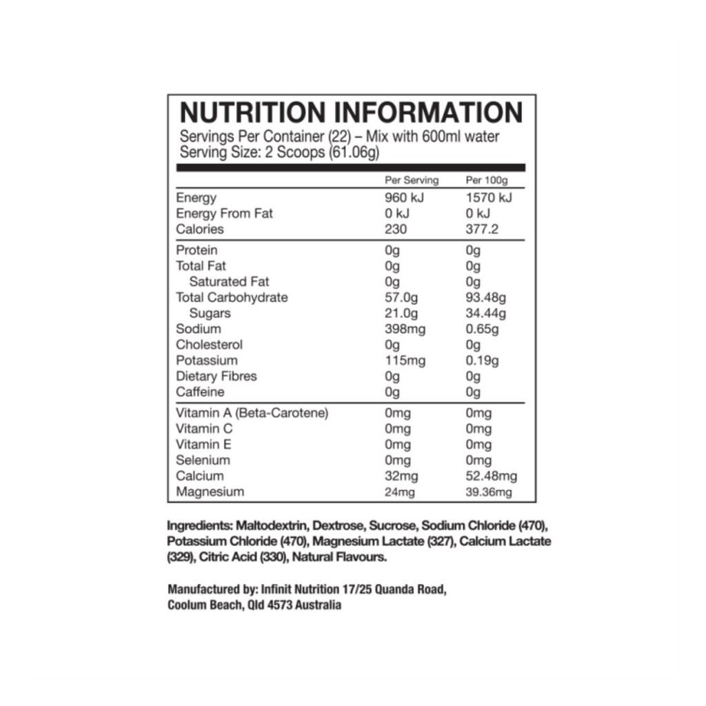 Infinit Nutrition Speed Drink Mix Bag - Watermelon -1.33kg
