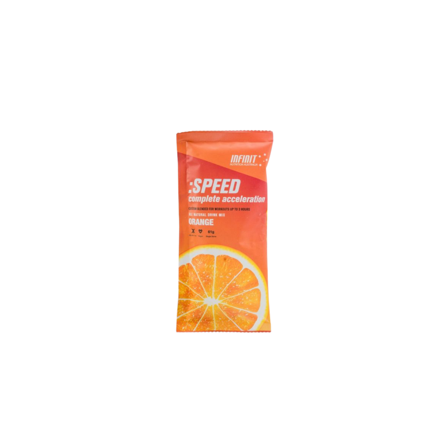 Infinit Nutrition Speed Drink Mix Sachet - Orange (Single Serve)