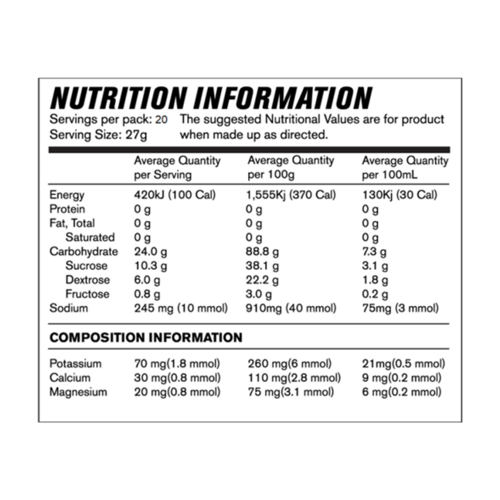 Infinit Nutrition Tempo Run Bag - Apple - 540g