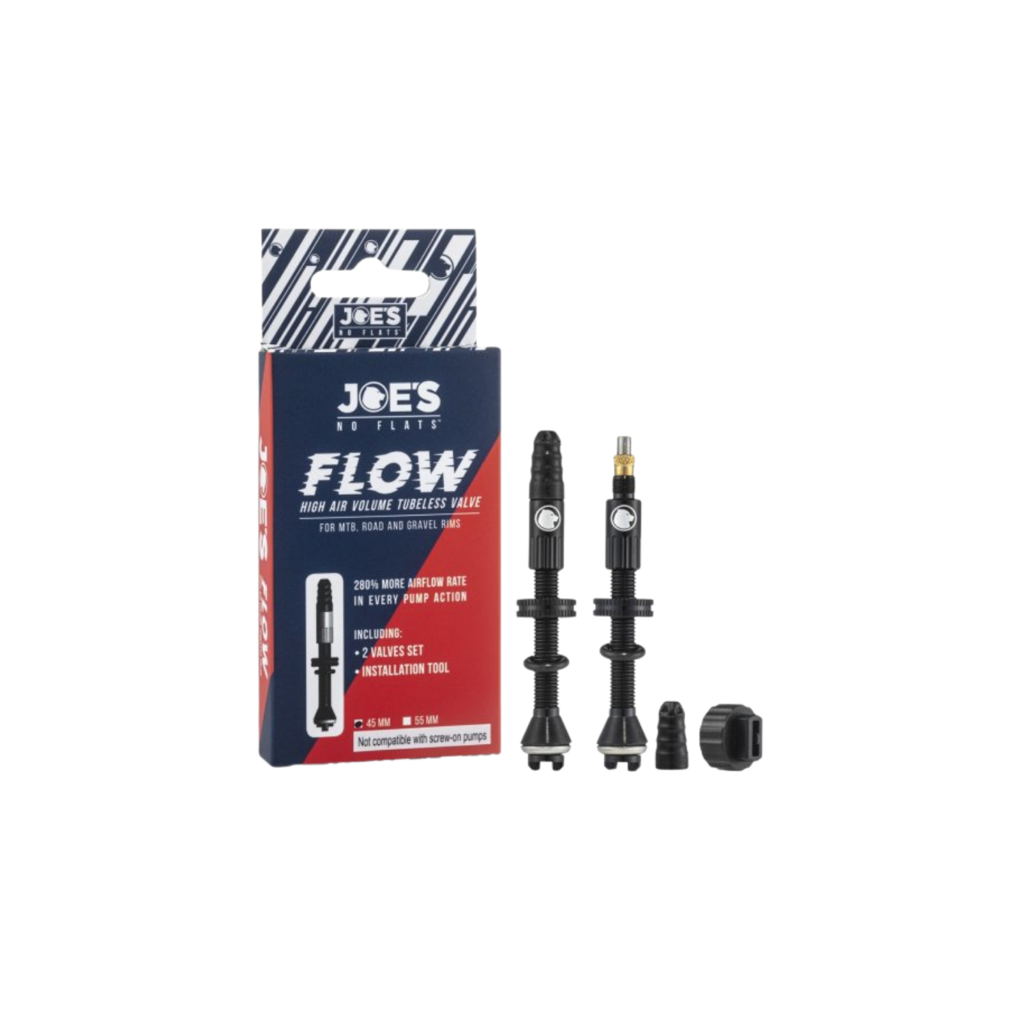 Joe's Flow High Air Volume Tubeless Valve