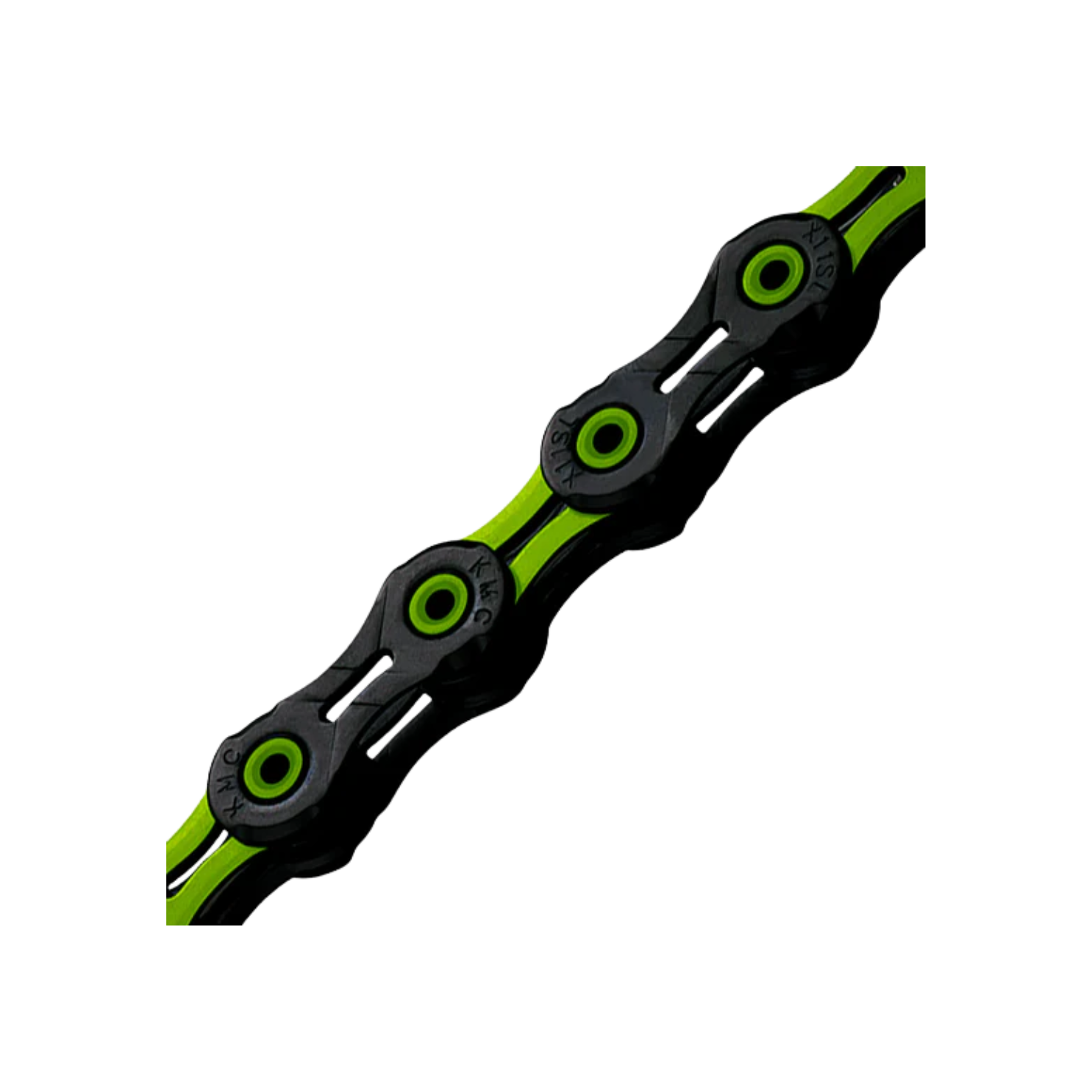KMC DLC11 11-Speed Chain - Black/Green