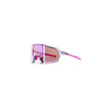 100% Korbin Sunglasses - Polished Translucent Grey - (Purple Mirror Lens)