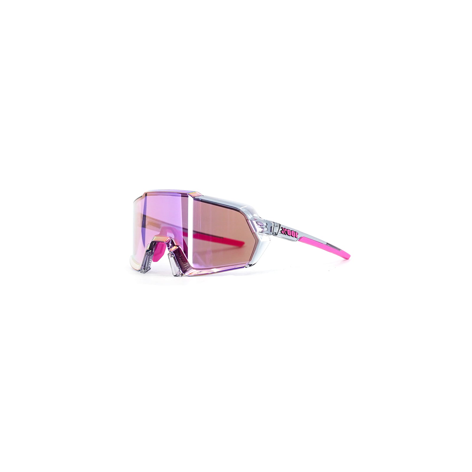 100% KORBIN - Polished Translucent Grey - (Purple Mirror)