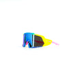 100% Korbin X Sunglasses - Satin Neon (Blue Multilayer Mirror Lens)