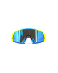 100% Korbin X Sunglasses - Satin Neon (Blue Multilayer Mirror Lens)