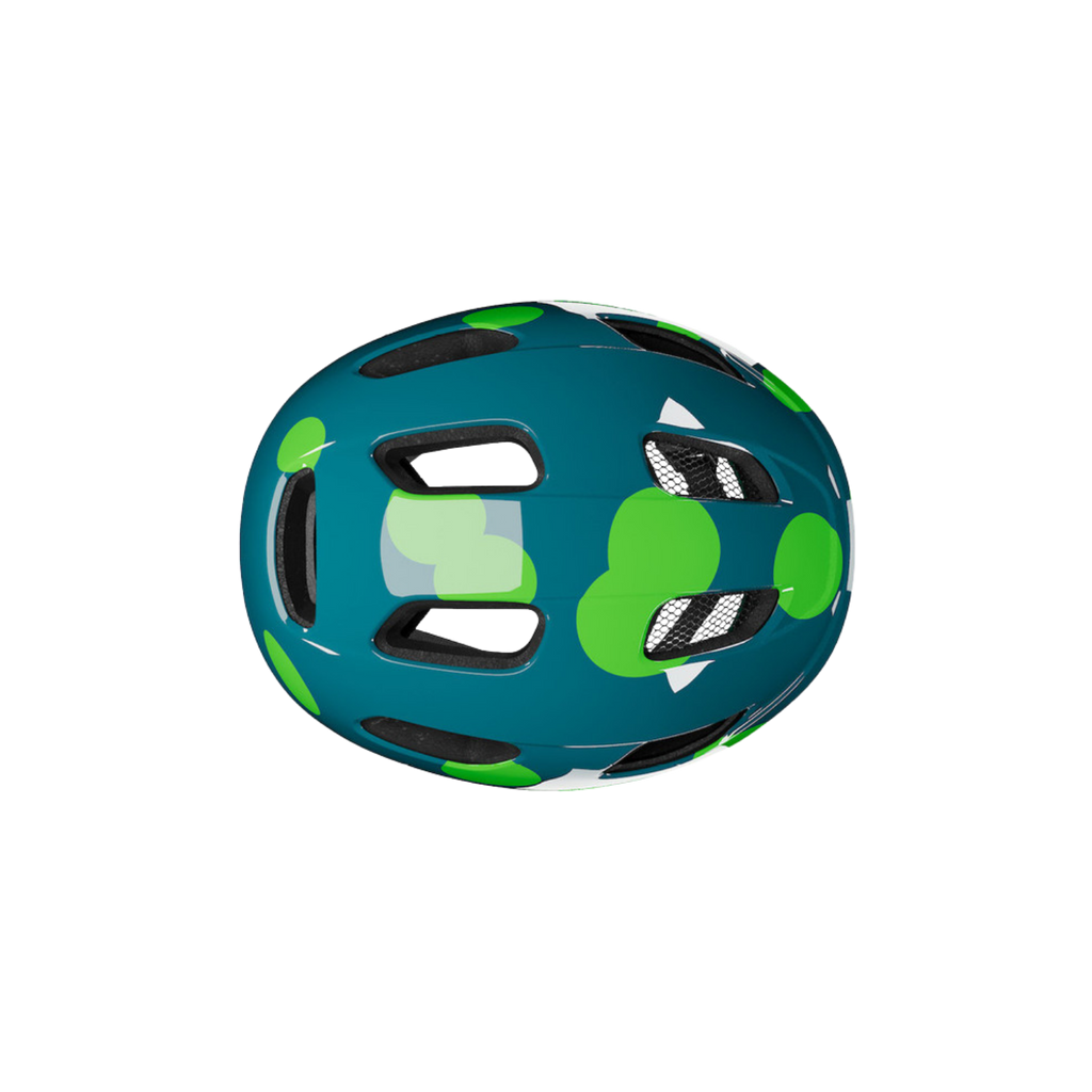 Lazer Nutz 2.0 KinetiCore Kids Helmet - Green Dots