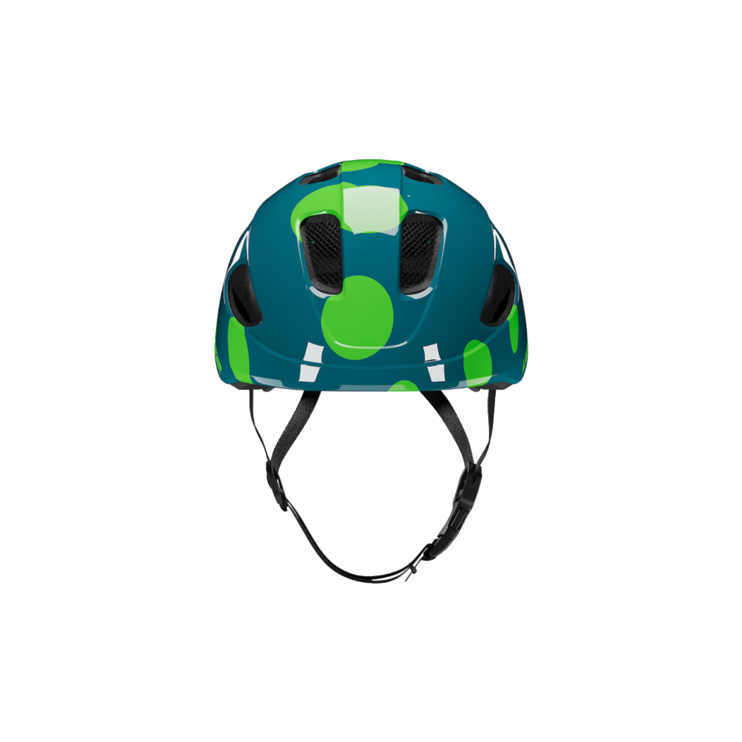 Lazer Nutz 2.0 KinetiCore Kids Helmet - Green Dots