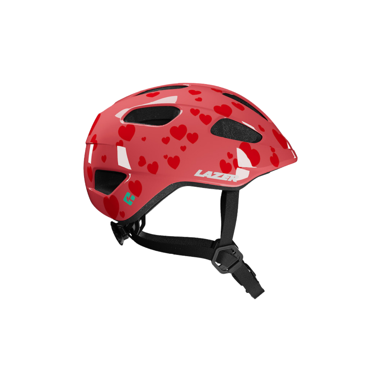 Lazer Nutz 2.0 KinetiCore Kids Helmet - Little Hearts