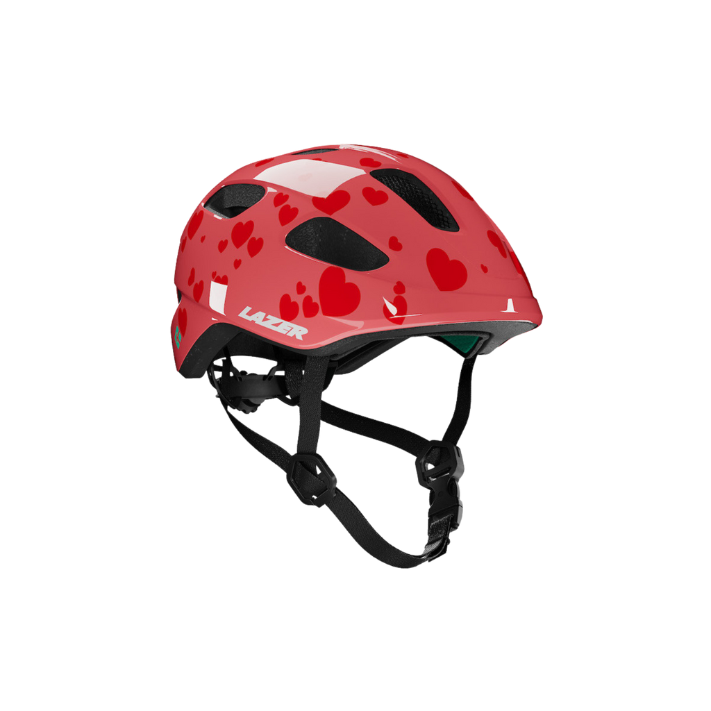 Lazer Nutz 2.0 KinetiCore Kids Helmet - Little Hearts