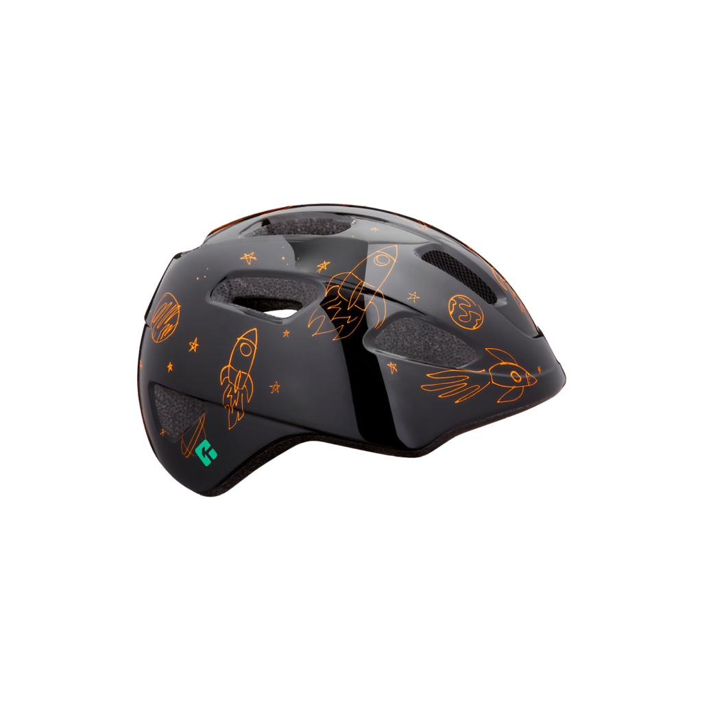 Lazer PNut 2.0 KinetiCore Kids Helmet - Flying Rocket