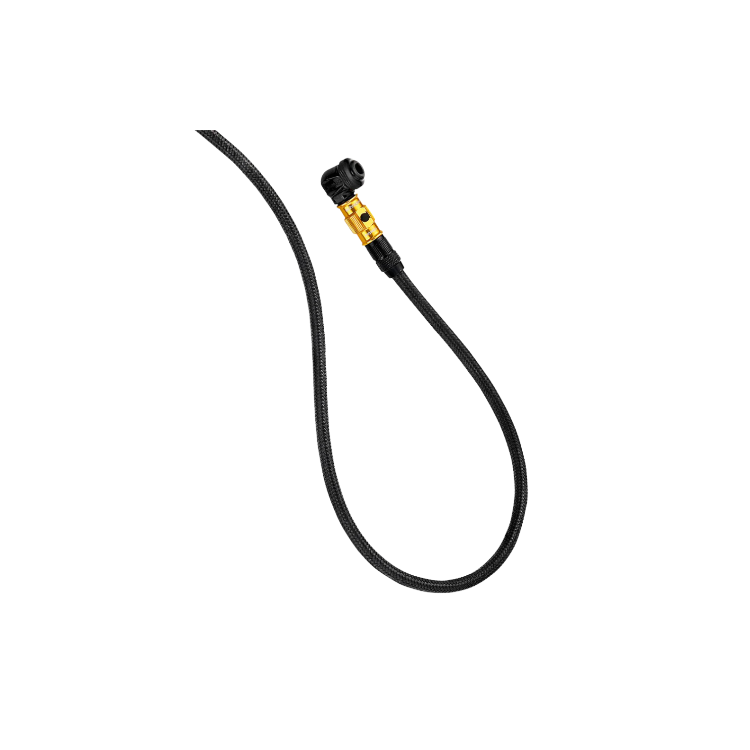 Lezyne Braided Floor Pump Hose, Abs Flip Thread Chuck, Y13