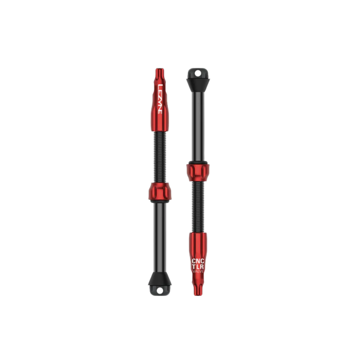Lezyne CNC TLR Valve Pro 80mm - 红色