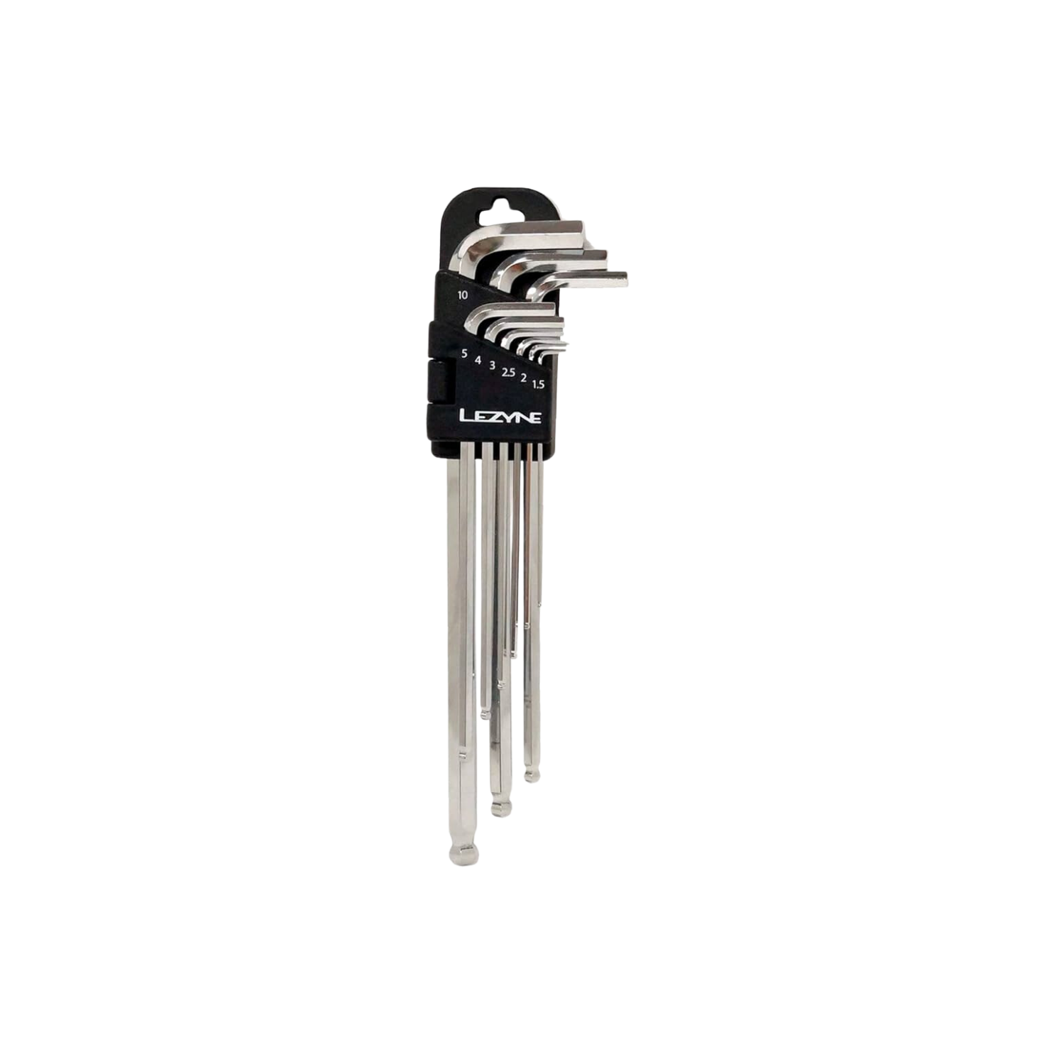 Lezyne Hex Wrench Kit 1.5/2/2.5/3/4/5/6/8/10Mm Crv Hex Bits