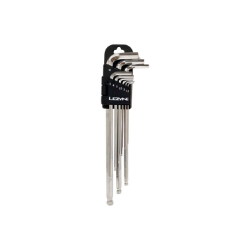 Lezyne Hex Wrench Kit 1.5/2/2.5/3/4/5/6/8/10Mm Crv Hex Bits